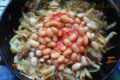 Recept zelje z mesom in fižolom