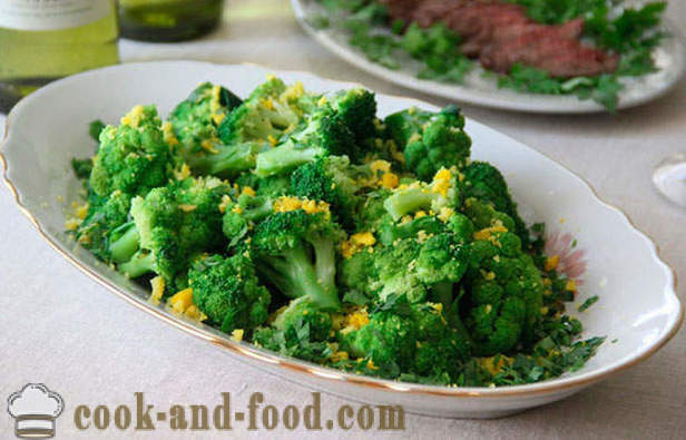 Enostaven recept brokoli z jajcem oljem