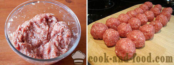 Meatball juha recept