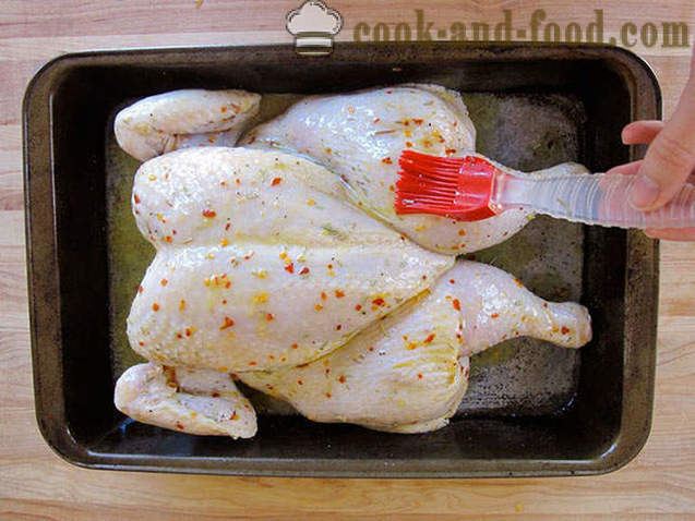 Pečen piščanec v folijo
