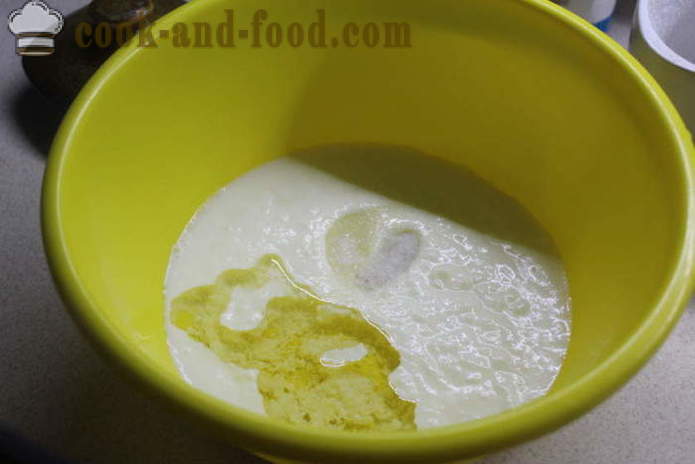 Prašiči v odeje na jogurta in kvasa - kako kuhati hrenovke v testu v pečici, s korak za korakom receptov fotografije