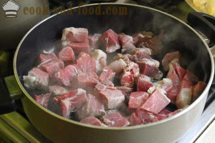 Pijani svinjina z rožmarinom in hruške - kako kuhati okusno obaro iz svinjine, korak za korakom s fotografij Recep