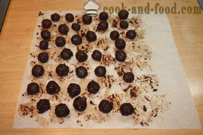 Domače sladkarije tartufov roke - kako narediti domače sladkarije tartufov, korak za korakom receptov fotografije