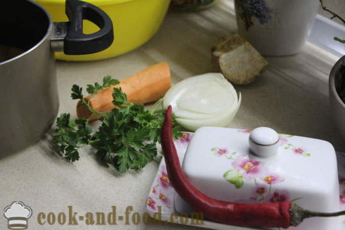 Rezanci juha s piščancem in krompirjem - kako pripraviti okusno krompirjevo juho z rezanci in piščancem, s korak za korakom receptov fotografije