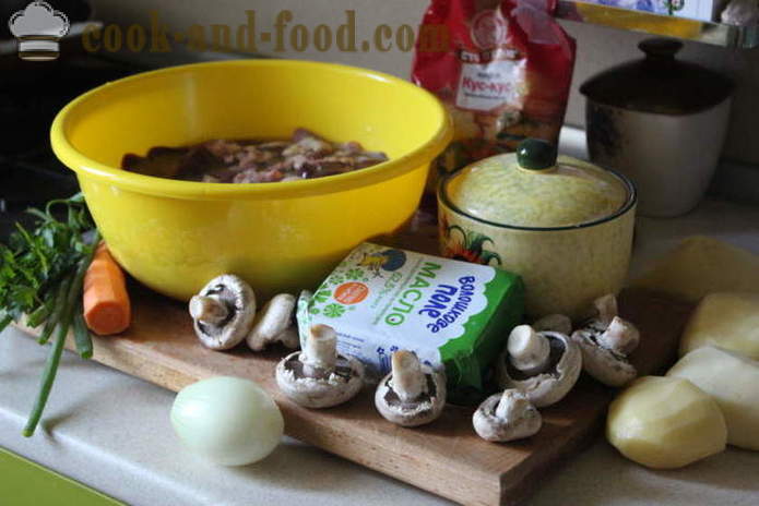 Juha s piščancem jeter - kako kuhati juho z jetri, korak za korakom receptov fotografije