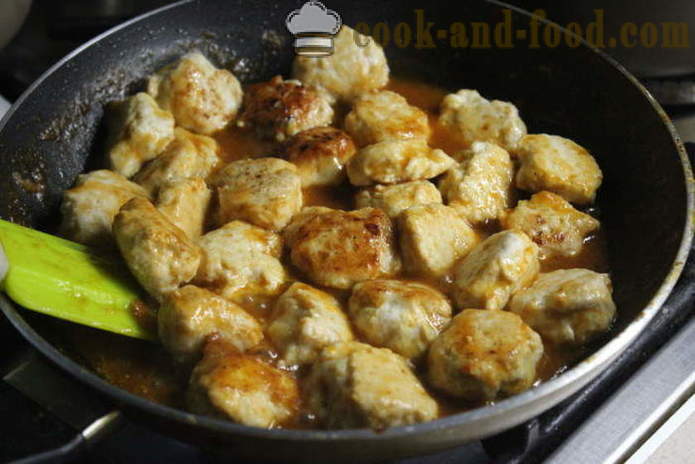 Mitboly piščanec - kako kuhati mesne kroglice v omaki, korak za korakom foto-receptov omako mitbolov