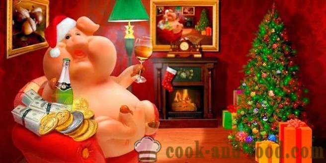 Božični koktajli in pijače v 2019 letu Pig - kaj pijače piti na Silvestrovo 2019 Novoletni Recepti: alkoholne in brezalkoholne za otroke in noseča