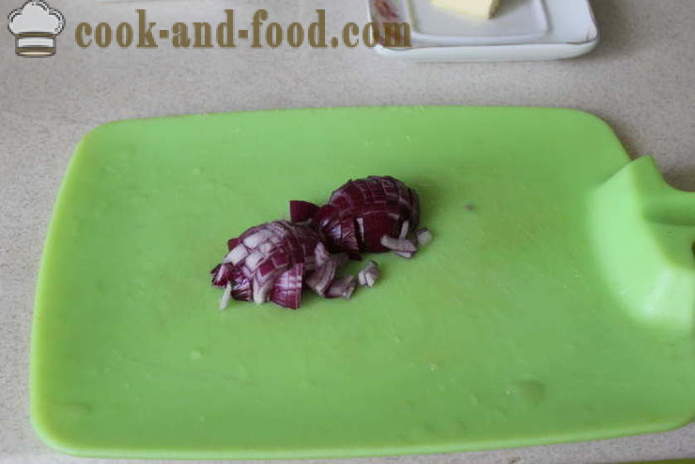 Rdeča pesa solata s suhimi slivami - Kako pripraviti solato iz pese, pečeno v pečici in suhe slive, korak za korakom receptov fotografije