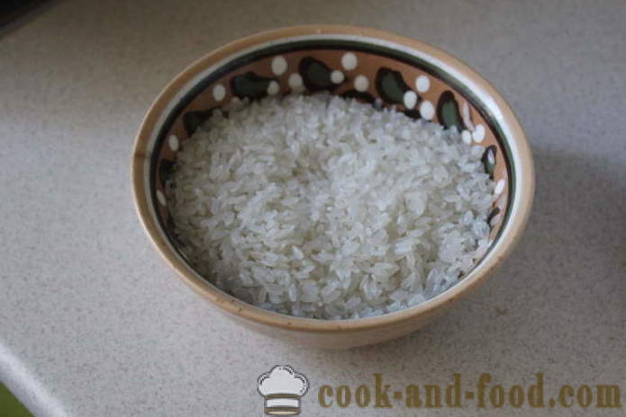 Delicious riž z gamberi na tajsko - kako kuhati riž z morskimi sadeži, korak za korakom receptov fotografije