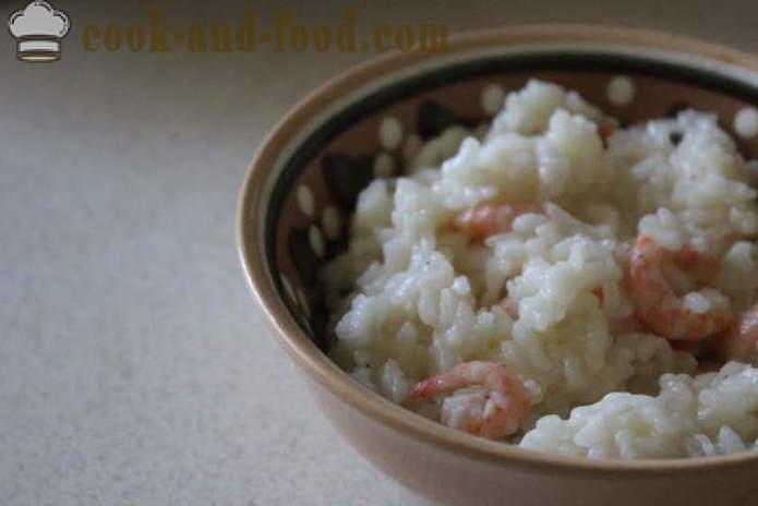 Delicious riž z gamberi na tajsko - kako kuhati riž z morskimi sadeži, korak za korakom receptov fotografije