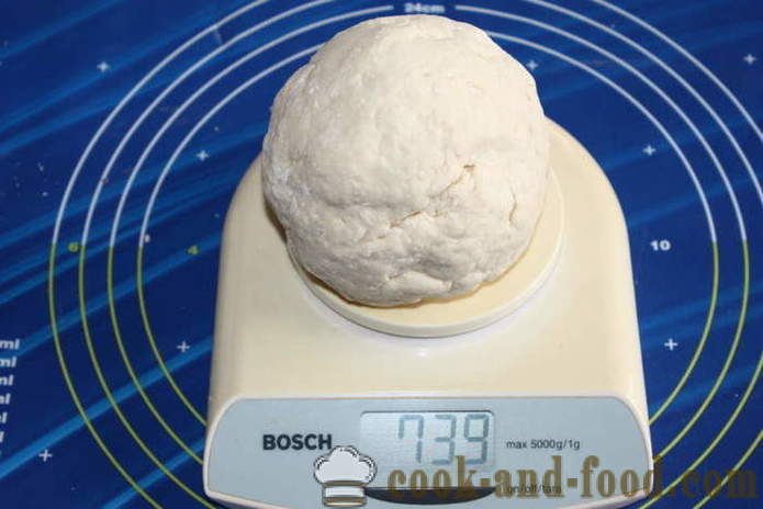 Puff puff pastry testa, polnjene z - kako narediti vlečeno testo za neapeljsko pecivo s skuto sir, korak za korakom receptov fotografije