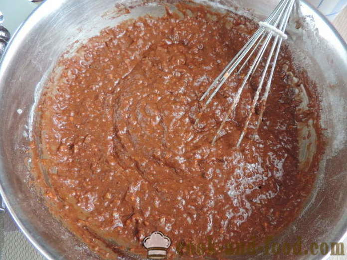 Najlažji čokolada korenček torto z rastlinskim oljem - kako kuhati korenčkovo torto v pečici, s korak za korakom receptov fotografije