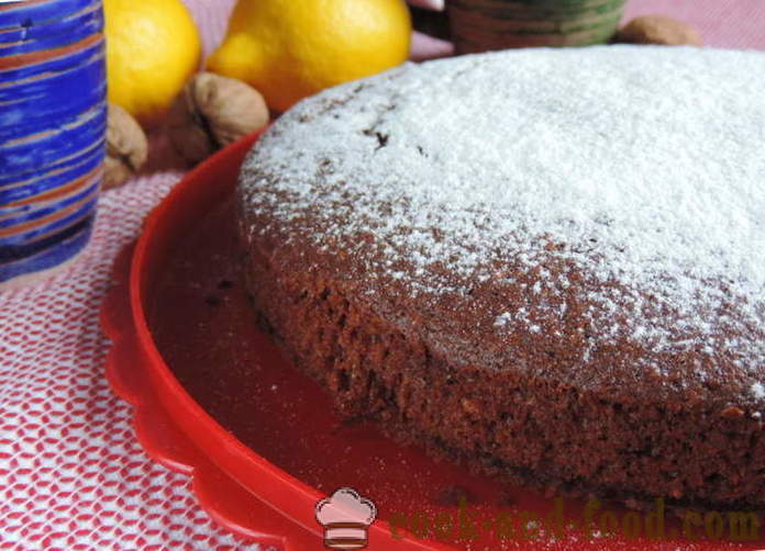Najlažji čokolada korenček torto z rastlinskim oljem - kako kuhati korenčkovo torto v pečici, s korak za korakom receptov fotografije