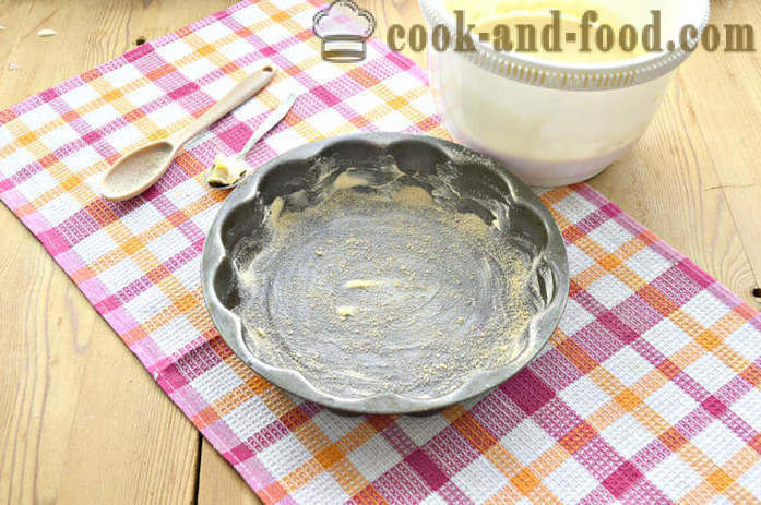 Preprosta torta recept otroške hrane v pečici - kako kuhati hitro torto iz mešanice suhega mleka, korak za korakom receptov fotografije