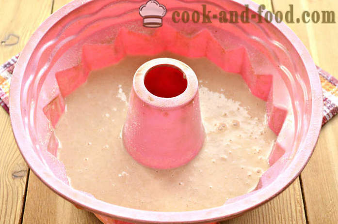 Pie-mana na vodi z jajci - kako bi se mano v vodi v peči, s korak za korakom receptov fotografije