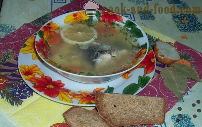 Okusno juho krapa - kako kuhati juho krapov, s korak za korakom receptov fotografije