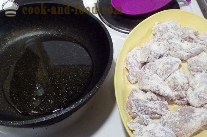 Okusna pečenka s krompirjem v pečici - kako kuhati pečenka s krompirjem, meso in gobe, korak za korakom receptov fotografije