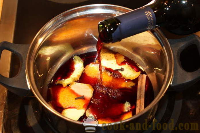 Hruška kuhano rdeče suho vino - kako kuhati kuhanim vinom doma, korak za korakom receptov fotografije