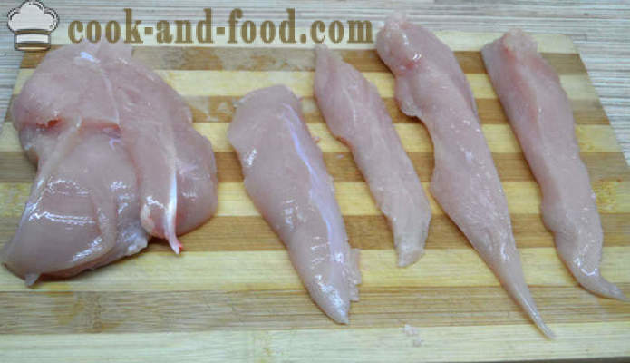 Okusna piščanec s sezamom in sojino omako - tako okusno kuhati piščanca v pečici, s korak za korakom receptov fotografije