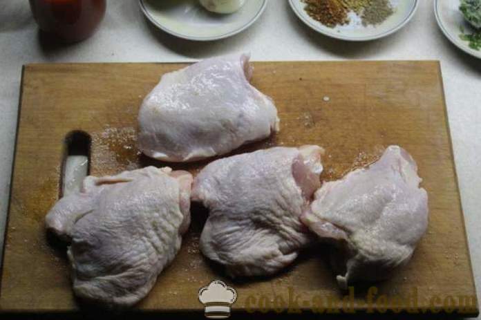 Chakhokhbili piščanec v gruzijski - kako kuhati chakhokhbili doma, korak za korakom foto-recept