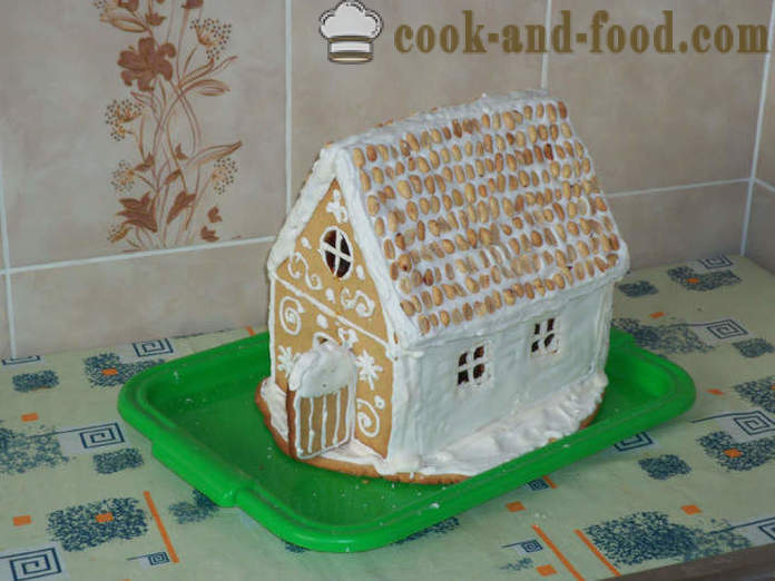 Gingerbread House - postopoma obvladati razred, kako speči medenjaki hišo doma, korak za korakom receptov fotografije
