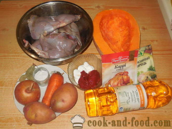 Priprava divjega zajca v pečici - kako kuhati okusno divjega zajca doma, korak za korakom receptov fotografije