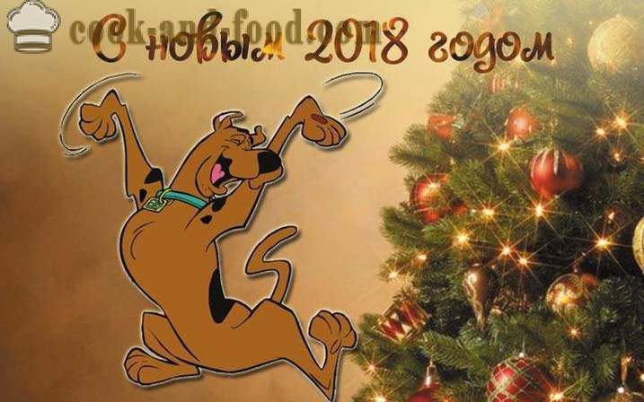 Najboljši virtualne razglednice za novo leto 2018 - leto za psa