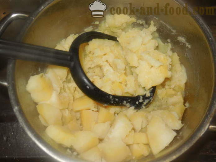 Laziest cmoki s krompirjem - kako bi leni cmoki s krompirjem, korak za korakom receptov fotografije
