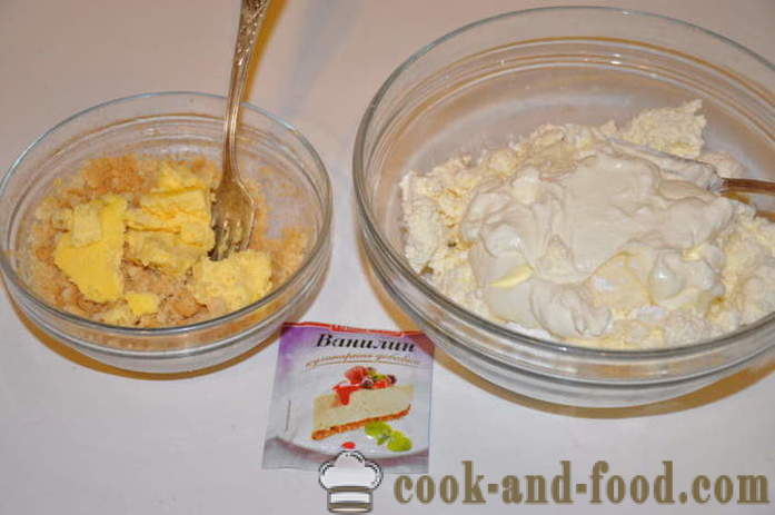 Skuta sladica brez peke - kako kuhati sira sladica z želatino doma, korak za korakom receptov fotografije