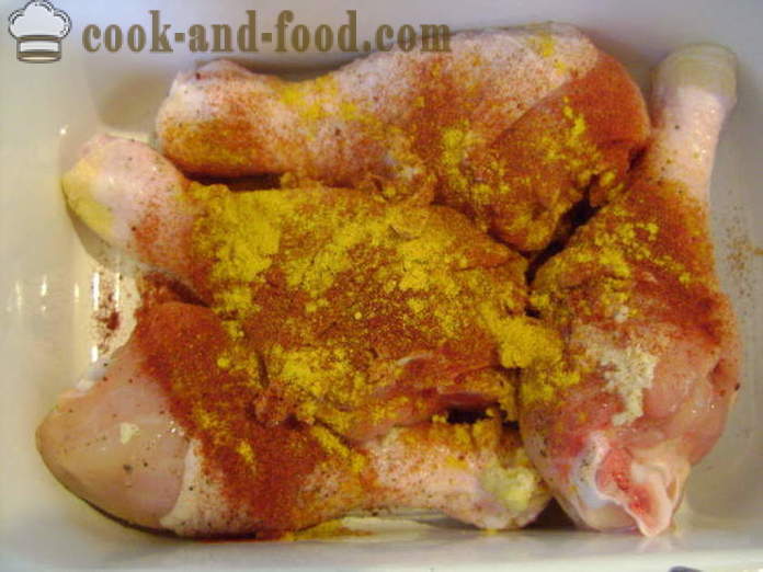 Pečene piščančje krače - kako kuhati okusno piščančje krače v pečici, s korak za korakom receptov fotografije