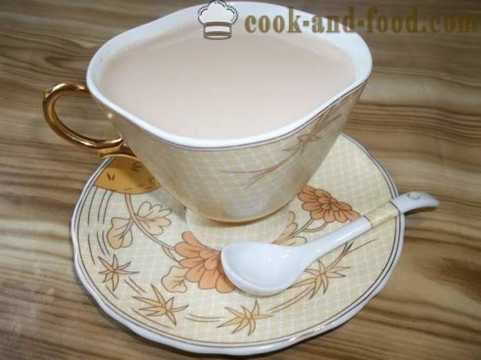 Klasična masala čaj z mlekom in začimbami - kako narediti čaj Chai z mlekom, korak za korakom receptov fotografije