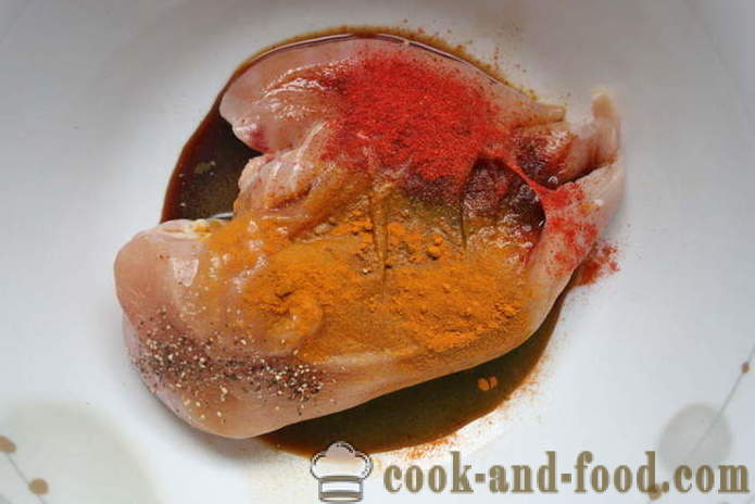 Delicious kuskus s piščancem recept - kako kuhati kuskus v ponvi, s korak za korakom receptov fotografije