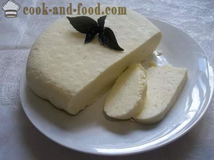 Sir sir od doma mleka - kako narediti sir doma, korak za korakom receptov fotografije