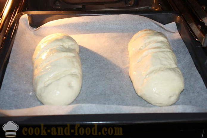 Narezana štruca v pečici - kako speči narezano štruco v pečici doma, korak za korakom receptov fotografije