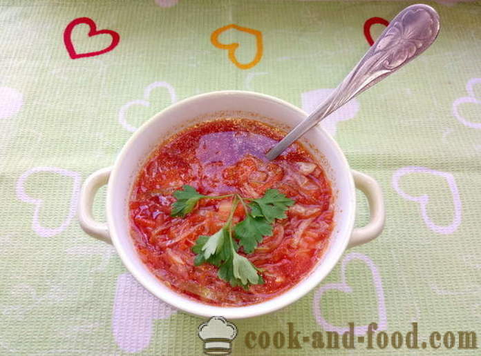 Juha z rezine in vložene paradižnike - kako kuhati juho, korak za korakom receptov fotografije