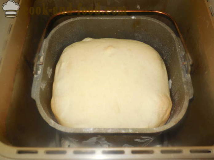 Sir kruh v serumu kruha kavo - kako speči kruh v krušni kavo s smetano sir v serumu, korak za korakom receptov fotografije