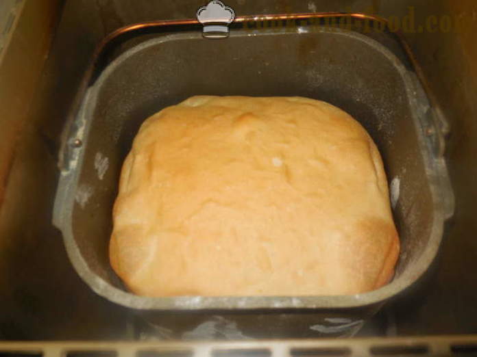 Sir kruh v serumu kruha kavo - kako speči kruh v krušni kavo s smetano sir v serumu, korak za korakom receptov fotografije