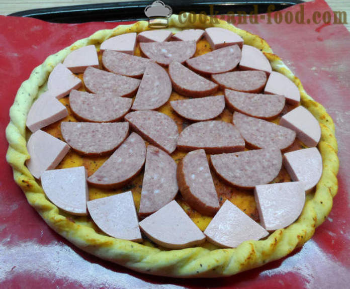 Najenostavnejši domač pizza z Skoke in meje ter najboljše prelive za pice - kako kuhati pico kvas, korak za korakom receptov fotografije