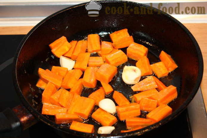 Burning vroče zelenjave solata z jajčevci - kako kuhati vročo zelenjavno solato, poshagovіy recept s fotografijo