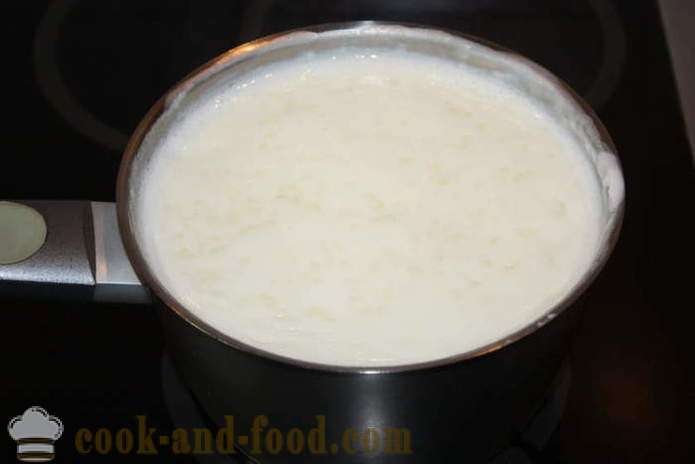 Mleko kaša iz saga - kako kuhati kašo iz sago okusna, s korak za korakom receptov fotografije