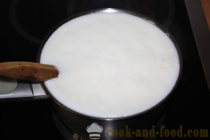 Mleko kaša iz saga - kako kuhati kašo iz sago okusna, s korak za korakom receptov fotografije