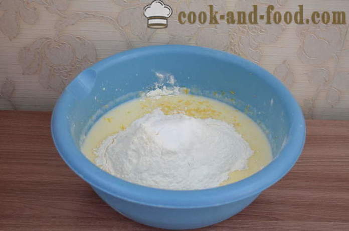 Hitra torta na kefir brez polnjenja - kako pripraviti želirano torto s kefir v pečici, s korak za korakom receptov fotografije