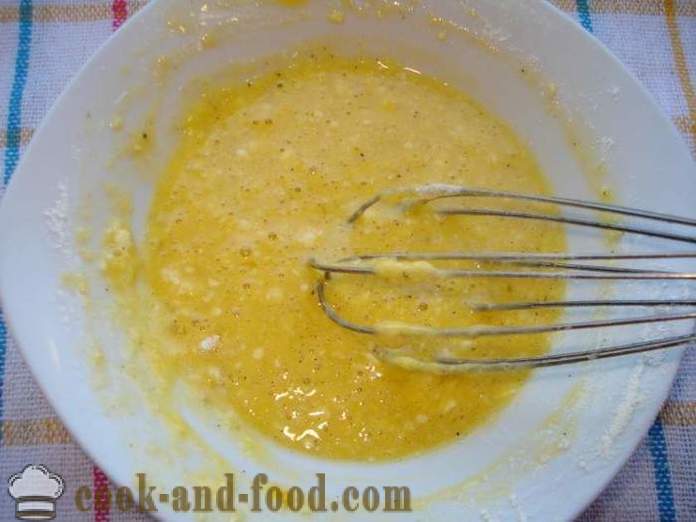 Klasična jajce testo za cvrtje zrezki ali ribe - kako kuhati testo doma, korak za korakom receptov fotografije