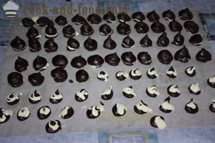 Domače čokoladni pralineji - kako narediti tartufi sladkarije doma, korak za korakom receptov fotografije