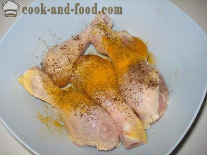Piščančje bedro v sojini omaki - tako okusno kuhati piščančje krače v ponvi, korak za korakom receptov fotografije