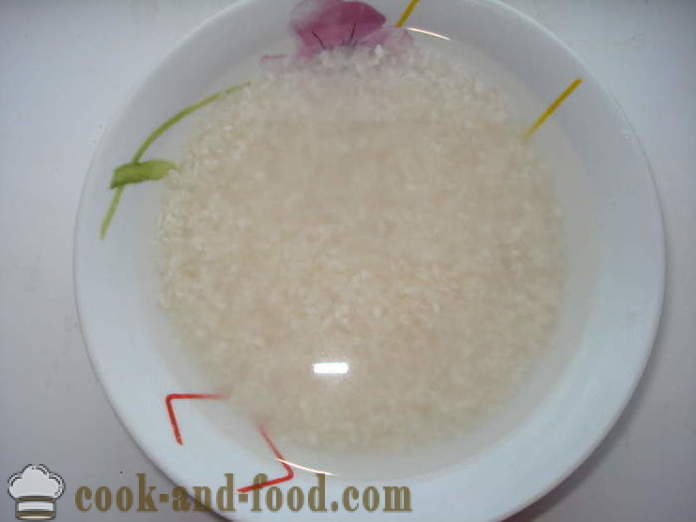 Kako kuhati riž zvitki iz doma, korak za korakom receptov fotografije