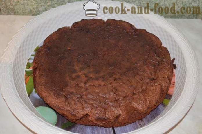 RJAVČKI torto - kako narediti čokoladne piškote doma, korak za korakom receptov fotografije