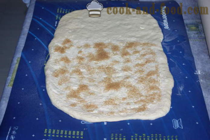 Sweet kvas testo listnatega puffmaffinov - kako narediti luskasta kvašeno testo za žemljice, recept s fotografijo