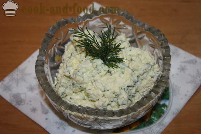 Judovska predjed za topljeni sir s česnom - kako judovska predjed s česnom, korak za korakom receptov fotografije