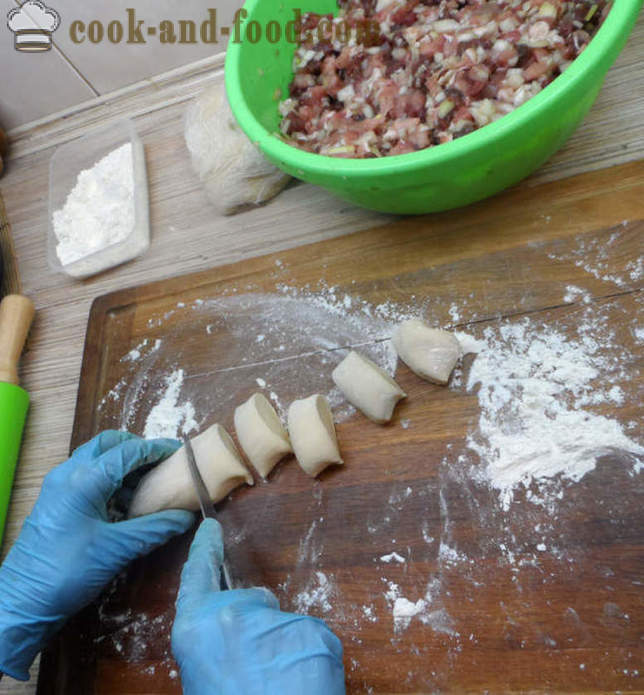 Delicious cmoki z mesom - kako bi cmoke doma, korak za korakom receptov fotografije